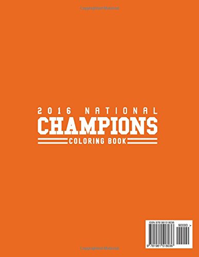 2016 National Champions Coloring Book WoodArtSupply