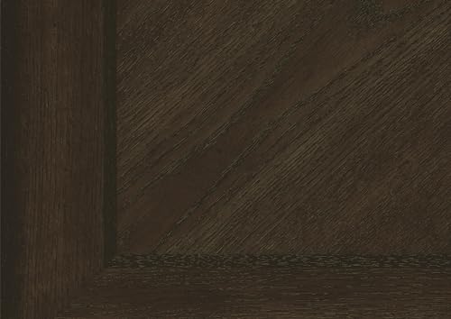 THEMEPT Enhance Dining Experience with Traditional Armchairs Set of 2, Beige Upholstery, Elegant Nailhead Trim, Brown Wood Finish THEMEPT