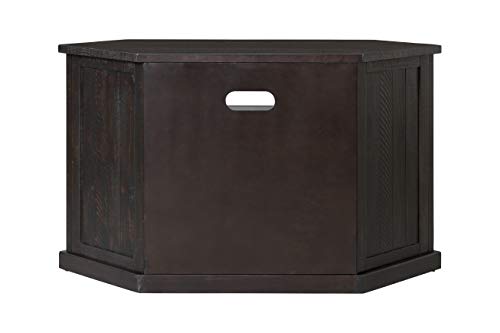 Martin Svensson Home Rustic Corner TV Stand, Espresso Martin Svensson Home
