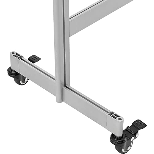 Global Industrial Clear Mobile Divider, Acrylic, 30" W x 60" H Global Industrial