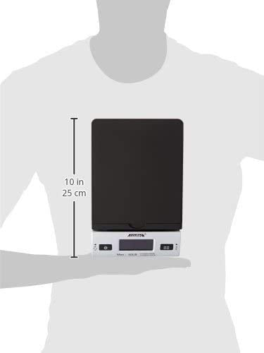 ACCUTECK All-in-1 Series W-8250-50bs A-Pt 50 Digital Shipping Postal Scale with Ac Adapter, Silver ACCUTECK