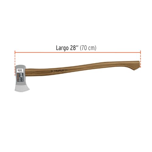 TRUPER HB-2-1/4M 2 1/4 lb Boy's Axe, 28" Hickory Handle Truper