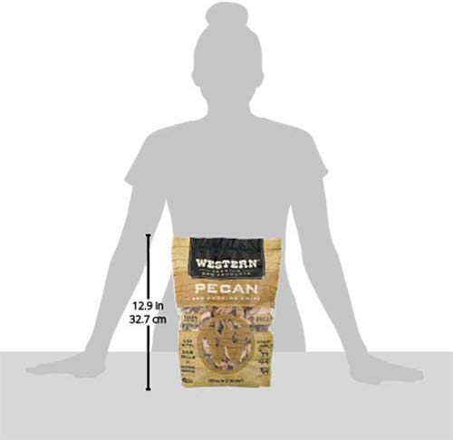 Ultimate Western BBQ Smoking Wood Chips Variety Pack Bundle (3)- Apple, Pecan, and Cherry Flavors Western BBQ Prodcuts