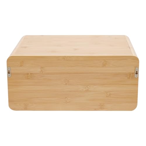 FONSOLUM Bamboo Floating Nightstand with Storage Drawer, Wall Mounted Bedside Table End Tables with Open Shelf, Bedside Cabinet Storage Organizer Case Display Box for Bedroom, Fully Assembled FONSOLUM