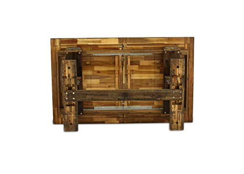 East West Furniture Lassale 11 Piece Set Includes a Rectangle Dining Room Table with Butterfly Leaf and 10 Grey Linen Fabric Upholstered Chairs, 42x92 Inch, Distressed Jacobean East West Furniture