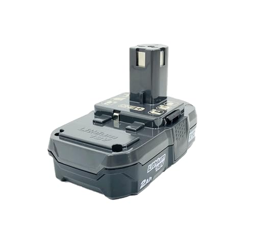 Ryobi P190 2.0 Amp Hour Compact 18V Lithium Ion Battery w/ Cold Weather Performance and (Charger Not Included / Battery Only) RYOBI