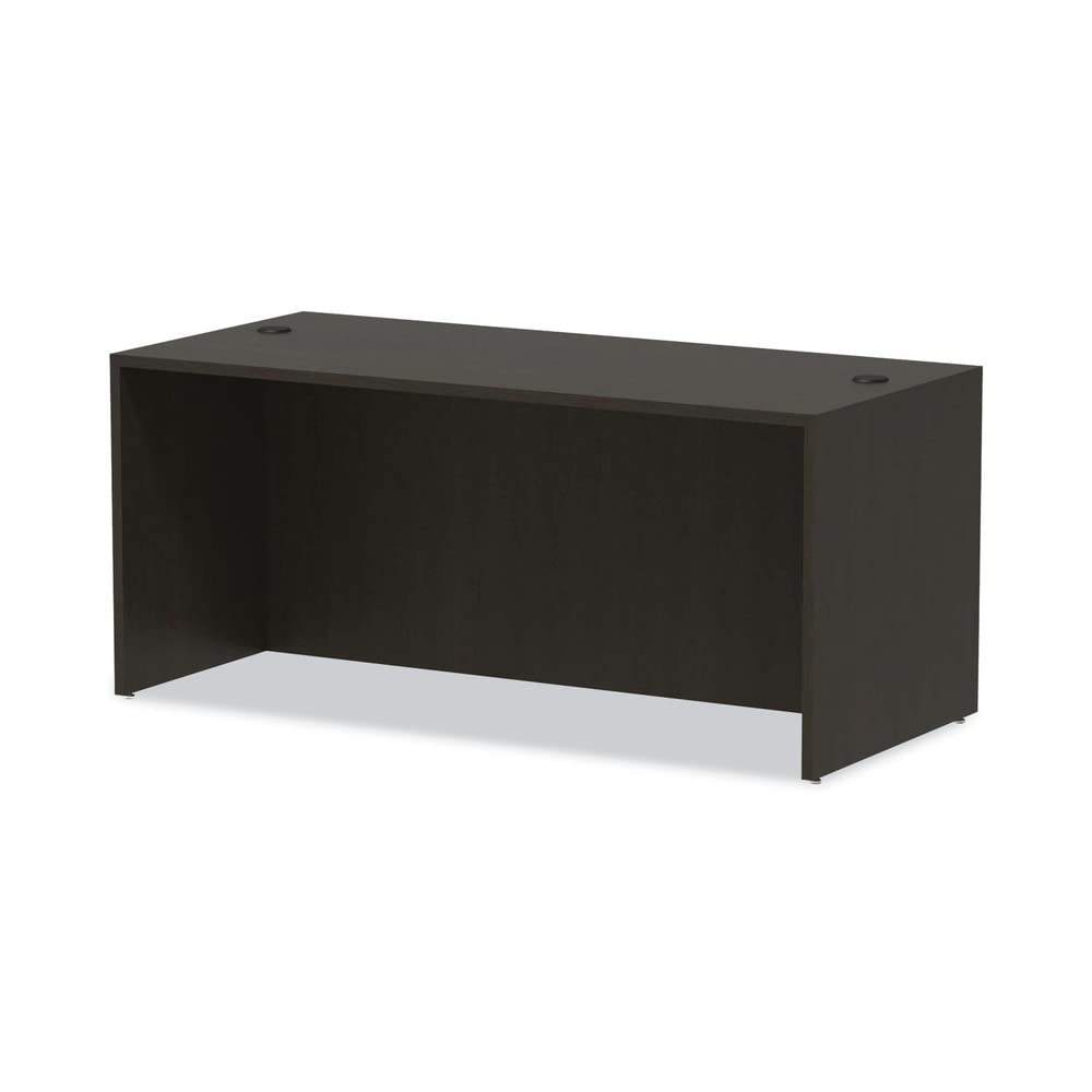 Alera Alera Valencia Series Straight Front Desk Shell, 65" X 29.5" X 29.63", Espresso Alera