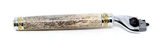 Texas Deer Antler Pen Blanks (2-PACK) Pen Blanks for Woodturning - Easy to Drill & Pro Quality for use on Lathes Deer Valley Dog Chews Deer Antlers