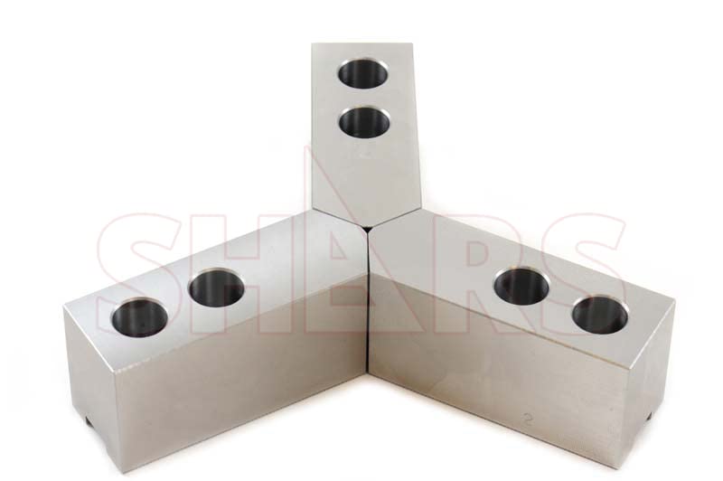 Shars 10" x 1.968" Soft Steel Jaws for Kitagawa B210 Steel Pointed CNC Lathe Chuck Jaw Set 202-6269 R) Shars