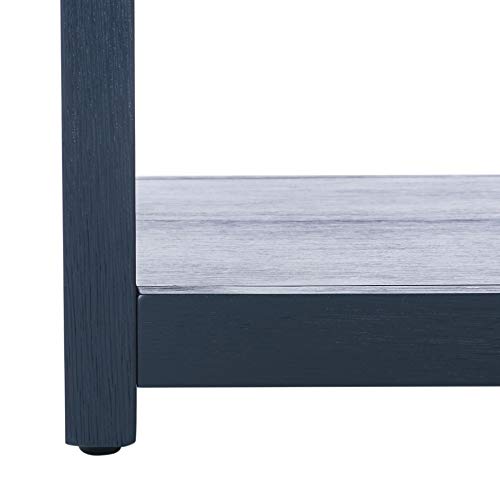 Safavieh Home Collection Johni Navy and Gold 5-Shelf Storage Etagere SAFAVIEH