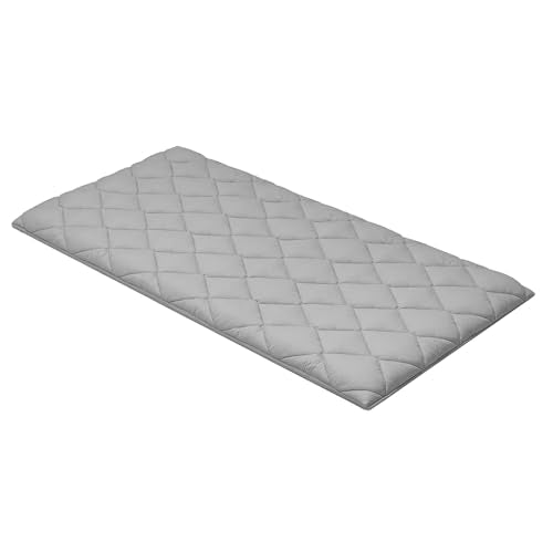 VEVOR 9-Layer Japanese Futon Mattress, 3.5" Thick Twin Tatami Mat, Foldable Roll Up Mattress for Sleeping with Storage Bag, Portable Floor Mattress for Camping Dormitory Yoga, Gray VEVOR