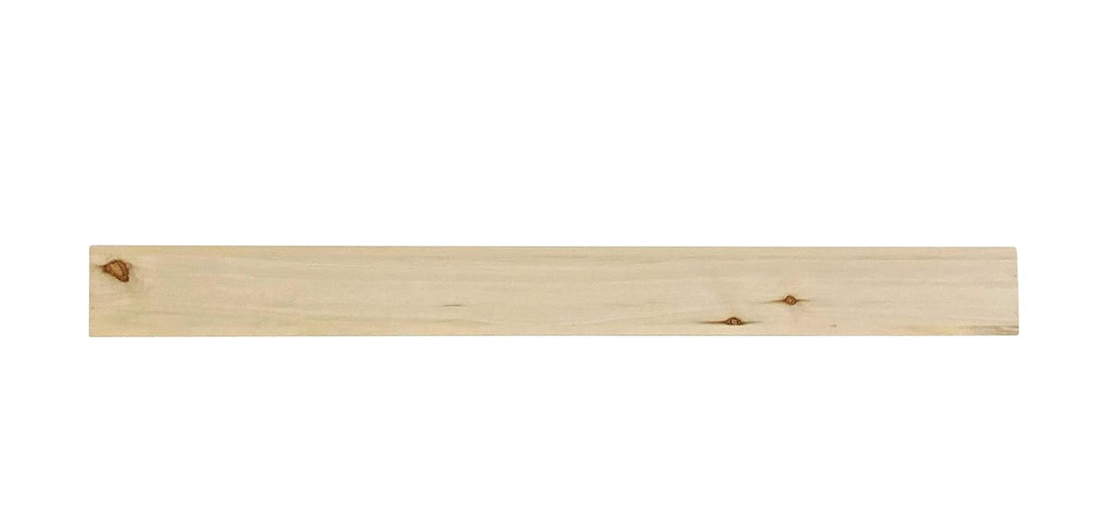 Unfinished Rustic Wood Beam Floating Shelf Fireplace Mantel Mantle (6" Deep x 66" Wide x 6.5" Tall) Generic
