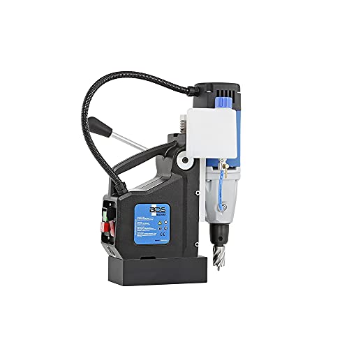 CS Unitec | MABasic 200 Portable Magnetic Drill Press | 900W 2-Speed Benchtop Power Drill Machine w/up to 1-3/8" Diameter & 6-1/3" Depth of Cut | Oil Bottle Included CS Unitec