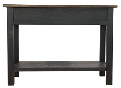 Signature Design by Ashley Tyler Creek Modern Farmhouse Sofa Table, Brown & Black Signature Design by Ashley
