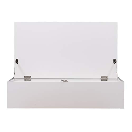 SEI Furniture Willingham Wall Mount Folding Desk, White SEI Furniture
