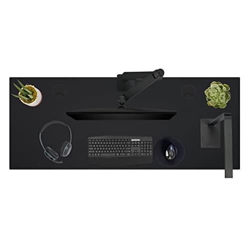 UPLIFTDESK V3 2-Leg Black Laminate Standing Desk – Adjustable Height, Advanced 1-Touch Memory Keypad, Under Desk Cable Management, Wire Grommets (Black C-Frame, 42 x 24 inch) UPLIFTDESK