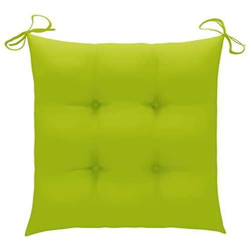 vidaXL Farmhouse Style Patio Bistro Set with Tea Table - Comfortable Outdoor Furniture with Cushions, Rustic Solid Acacia Wood Construction, Easy Assembly vidaXL