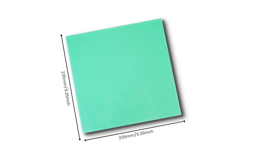 G10 3D Printer Build Surface Plate 235, 250, 310, 370 - Ender 3 CR10 Prusa High Temp Upgrade Semi Flexible Fiberglass Garolite Nylon PETG ABS PLA TPU PEEK PEKK ULTEM CF VAAPR (310x310mm, New) WILBUR'S FINEST