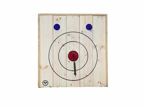 Generic Leaning Axe and Knife Throwing Target - Tomahawk Targets WoodArtSupply