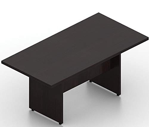 OTG SL7142RECS 6' Rectangular Conference Table, 71" w x 42" d x 29.5" h; 72” Rectangular Conference Table/Slab Base; - American Dark Cherry Offices To Go