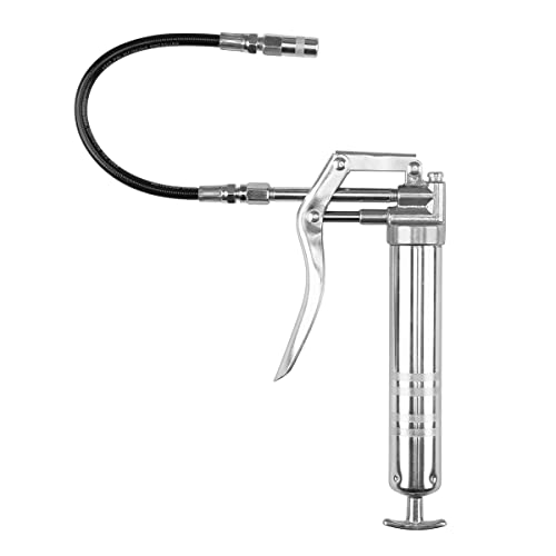 Workforce Mini Grease Gun, for 3 oz. Cartridges, 12 In. Flexible Extension, 4 In. Rigid Extension - L1305 Legacy Manufacturing