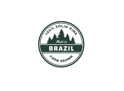 Palace Imports Solid Wood Bookcase - Stackable Modular 6 Tier Bookshelf - 71.5" Tall x 32" Wide - White Book Shelf, Open Display Shelf for Living Room, Office, 100% Eco-Friendly Wood, Made in Brazil Palace Imports