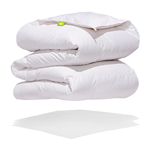 Canadian Down & Feather Co. - Regular Weight Hutterite White Down Duvet King Size - 400 TC Shell 100% Cotton - Made in Canada Canadian Down & Feather Company