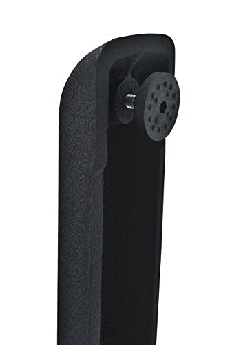 Cain 42" Round Breakroom Table- Grey & 4 'M' Stack Chairs- Black Regency