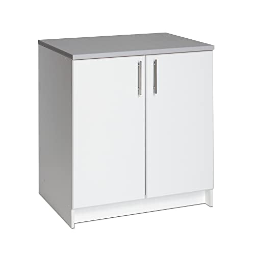 Prepac Elite 32" White Storage Cabinet with Adjustable Shelf - Versatile Base Cabinet for Any Room Prepac