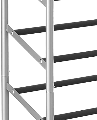 Whitmor 8 Tier Shoe Tower - 40 Pair - With Non-Slip Racks Whitmor