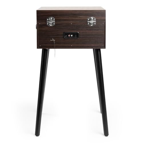 Victrola VTA-75-ESP Liberty 5-in-1 Turntable Music EntertainmentCenter with Bluetooth Wireless FM Radio USB Recorder Wood (Espresso) Victrola