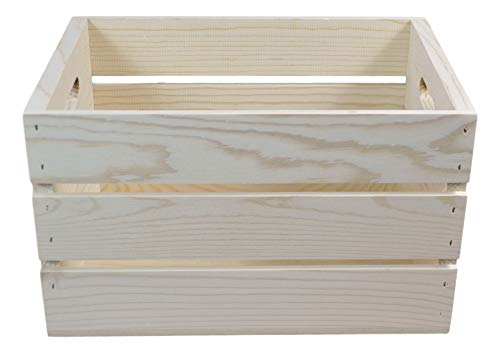 Poole & Sons, Inc. One Slatted Pine Crate 17 x 8 1/4 x 10 Inches Inside Dimensions Poole & Sons, Inc.