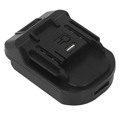 18V 20V Battery Adapter Converter with USB Interface for Electric Tool, ABS Battery Converter for Woodworking Power Tool Adapter Hilitand