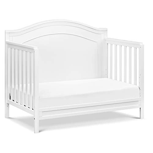 DaVinci Charlie 4-in-1 Convertible Crib in White, Greenguard Gold Certified DaVinci