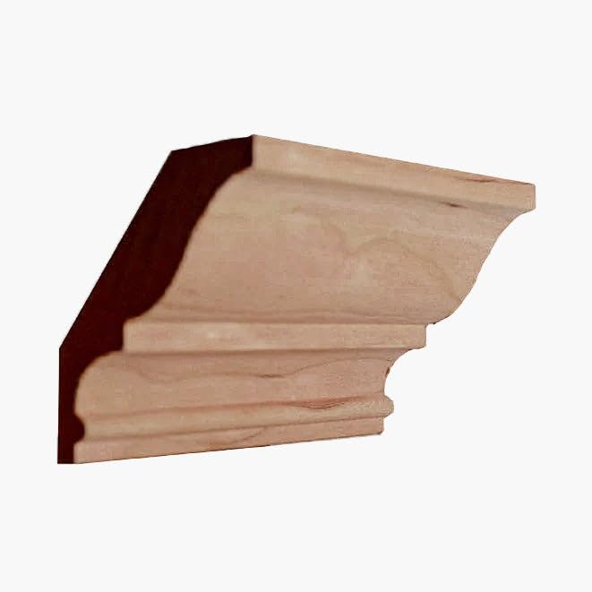 EWCR17 Crown Moulding Trim, 3/4" x 3-3/16", Maple, 94" Newmouldings