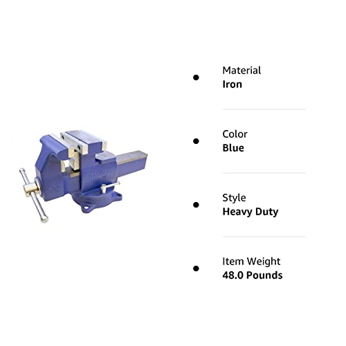 Yost Vises 865-D2 Reversible Combination Vise System | 6.5 Inch Jaw Width Heavy-Duty Utility Pipe and Bench Vise |Jaw Opens 11 Inches when Reversed | Yost Vises
