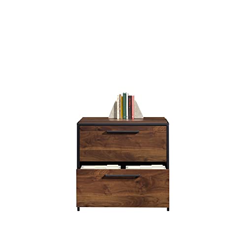 Sauder Lateral File, L: 30.24" x W: 17.24" x H: 29.53", Grand Walnut Finish Sauder