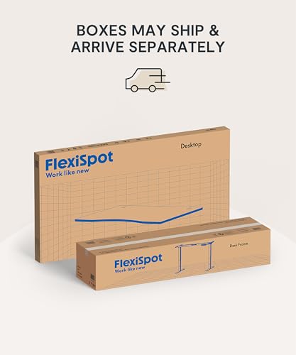 FlexiSpot E6 Solid Wood 3-Stage Dual Motor 71 x 30 Electric Standing Desk, Holds 220 lbs, Adjustable Height w/ Memory Presets, Butcher Block Rubberwood Desktop & Black Frame, Ships in 2 Boxes FLEXISPOT