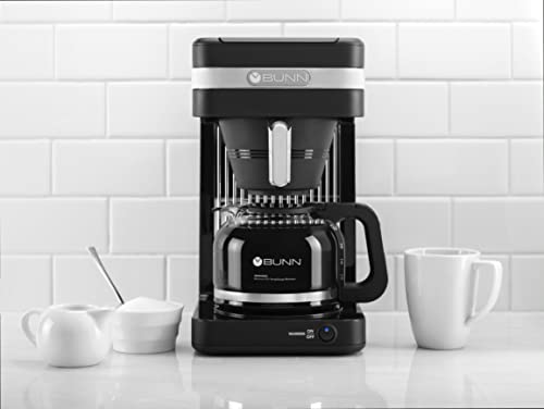 BUNN CSB2B Speed Brew Elite 10-Cup Coffee Maker, Black/SST BUNN