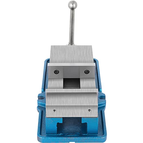 VEVOR Non Swivel Milling Lockdown Vise 4 Inch Precision Bench Clamp 100mm Width Drill Press Clamp 4 Inch Jaw Opening for Finishing Milling Machines VEVOR