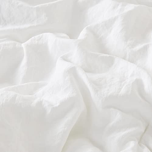 Codi White Boho Twin Comforter Set for Girls, Aesthetic Luxurious Pom Fringe Design Bedding,Cute Soft Washed Microfiber Bed Sets, Lightweight Chic,1 Comforter & 1 Pillowcase Codi