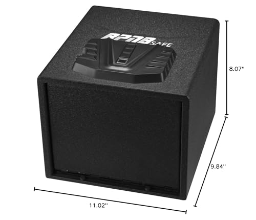 RPNB Gun Security Safe, Quick-Access Firearm Safety Device with Biometric Fingerprint & Digital Key Pad RPNB