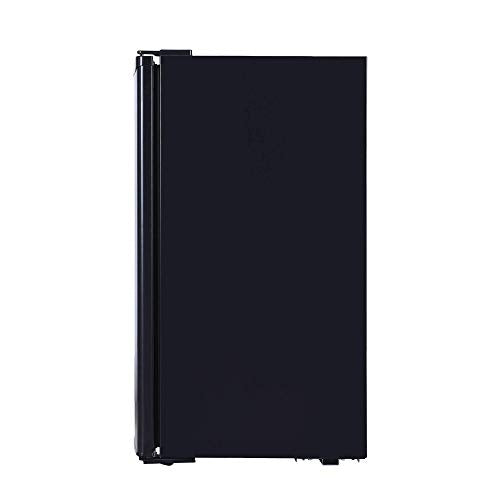 RCA RFR321-B-Black-COM RFR321 Single Mini Refrigerator-Freezer Compartment-Adjustable Thermostat Control-Reversible Doors-Ideal for Dorm, Office, RV, Garage, Apartment-Black Cubic Feet, 3.2 CU.FT RCA