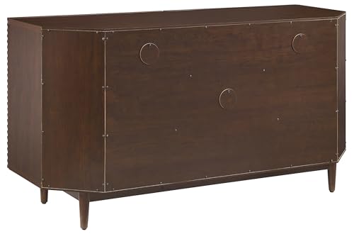 Crosley Furniture Cameron Corner Record Player Cabinet Turntable Stand, Storage for up to 230 Vinyl Records, Brown Crosley Furniture