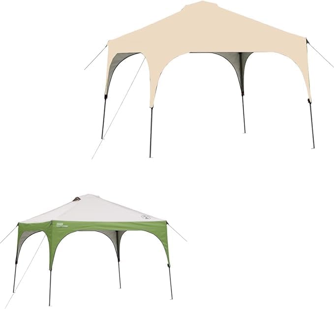 Garden Winds Custom Fit Replacement Canopy Top Cover Compatible with The Coleman Instant 12' x 12' Canopy - Upgraded Performance RIPLOCK 350 Fabric Garden Winds