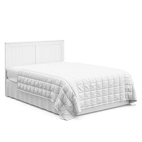 Graco Hadley 5-in-1 Convertible Crib with Drawer (White) – GREENGUARD Gold Certified, Crib with Drawer Combo, Full-Size Nursery Storage Drawer, Converts to Toddler Bed, Daybed Graco