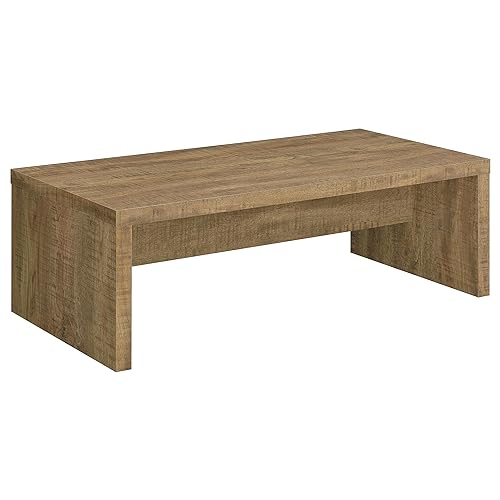 Coaster Home Furnishings Lynette Rectangular Engineered Wood Coffee Table Mango Coaster Home Furnishings