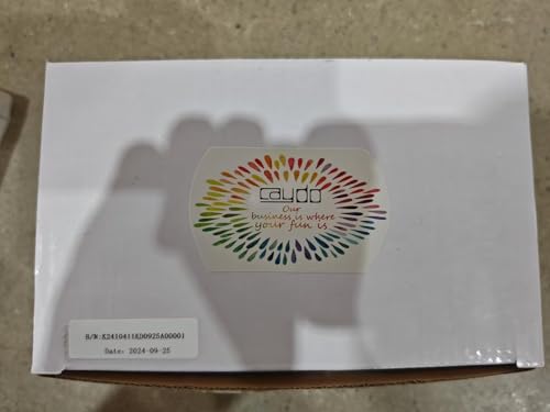 Caydo 2 Pieces 14 Count Classic Reserve Aida Cloth Cross Stitch Cloth, 25 by 18-Inch Big Size, Black Caydo