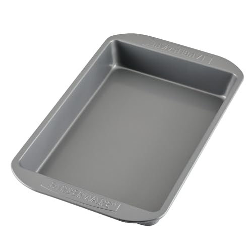 Farberware Nonstick Bakeware Baking Pan With Lid / Nonstick Cake Pan With Lid, Rectangle - 9 Inch x 13 Inch, Gray Farberware