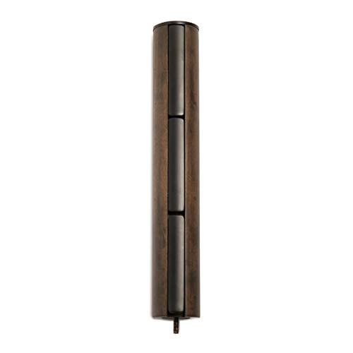 Umbra Flapper Coat Rack, Clothing Hanger, Umbrella Holder, and Hat Organizer, Great for Entryway, Black/Walnut (320361-048) Umbra
